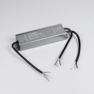 Блок питания ARPV-LG24150-PFC-0-10V-CV-CC (24V, 6.3A, 150W) (, IP67 Металл, 5 лет)
