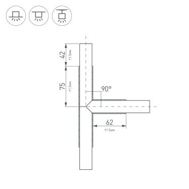 Блок питания ARJ-SP-42500-PFC-TRIAC-R (21W, 30-42V, 500mA) (Arlight, IP44 Пластик, 5 лет)