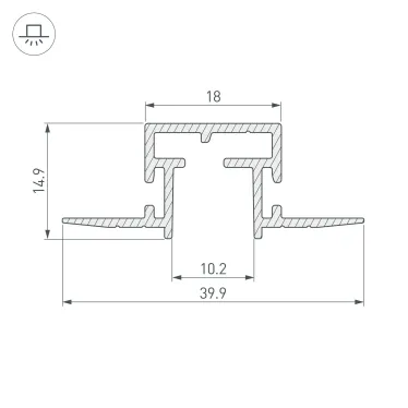 Блок питания ARPV-UH24120-PFC-DALI2-PH (24V, 5.0A, 120W)