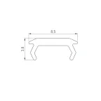 ИК-выключатель SR-RULE-DOOR (12-24V, 1x8A, 55x10mm) (, Открытый)