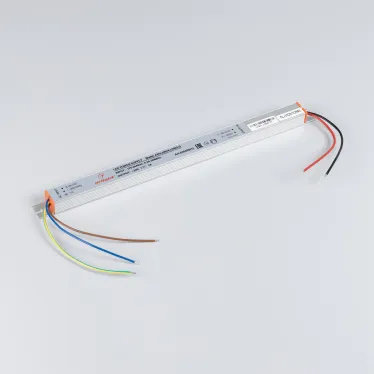 Блок питания ARV-24024-LONG-D (24V, 1A, 24W) (ARL, IP20 Металл, 2 года)