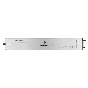 Блок питания ARPV-LG24400-LINEAR-PFC (24V, 16.6A, 400W) (, IP67 Металл, 5 лет)