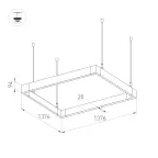 Блок питания ARPV-12060-B (12V, 5.0A, 60W) (ARL, IP67 Металл, 3 года)