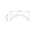 Блок питания ARPV-LG24045-SLIM-PFC-D (24V, 1.9A, 45W) (IP67 металл, 5 лет)