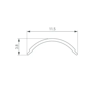 Блок питания ARPV-LG24045-SLIM-PFC-D (24V, 1.9A, 45W) (IP67 металл, 5 лет)