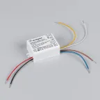 Контроллер ARL-OVAL-RGB Black (12-24V, 3x10A, ПДУ Овал, RF, RJ45) (ARL, IP20 Металл, 3 года)