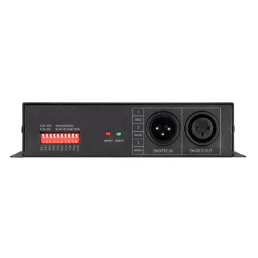 Декодер ARL-7022-DMX (12-24V, 3x8A, DMX512, XLR3) (ARL, IP20 Металл, 2 года)