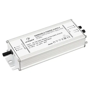 Блок питания ARPV-UH12150-PFC-DALI-PH (12V, 12.5A, 150W) | 025746 | Arlight