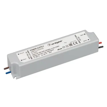 Блок питания ARPV-LV24035 (24V, 1.5A, 36W) | 010999 | Arlight