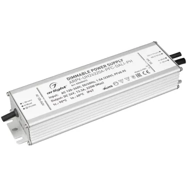 Блок питания ARPV-UH24320A-PFC-DALI-PH (24V, 13.3A, 320W) | 025654(1) | Arlight