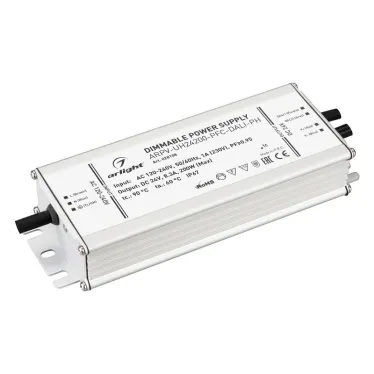 Блок питания ARPV-UH24200-PFC-DALI-PH (24V, 8.3A, 200W) | 028108 | Arlight