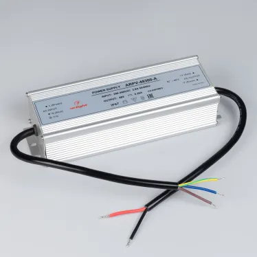 Блок питания ARPV-48300-A (48V, 6.25A, 300W) (ARL, IP67 Металл, 3 года)