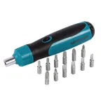                  Отвертка-реверс + механизм SmartPush + биты, 12 пред., PH + SL + Torx, S2, 2к рукоятка
               