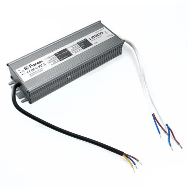Трансформатор для светодиодной ленты LB500 DC24V 150W IP67 | 25989 | Feron