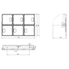 Светильник Quadro Agro 330/44000 (PPF 720) Г60 лира