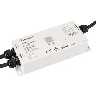INTELLIGENT ARLIGHT Диммер DALI-104-IP67-SUF (12-36V, 4x5A) | 026496 | Arlight