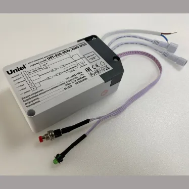 Блок аварийного питания для светодиодных панелей CLIP IN. UET-E30 40W/EMG IP20