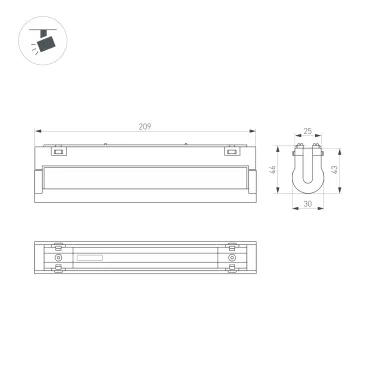 Блок питания ARV-SP-24100-LINEAR-PFC (24V, 4.17A, 100W) (IP20 Пластик, 5 лет)