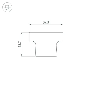 Блок питания ARJ-SP-40300-PFC-TRIAC-R (12W, 27-40V, 300mA) (IP44 Пластик, 5 лет)