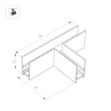 Блок питания ARPV-LG24100-LINEAR-PFC (24V, 4.2A, 100W) (IP67 металл, 5 лет)