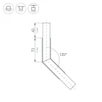 Блок питания ARPV-LG24100-LINEAR-PFC (24V, 4.2A, 100W) (IP67 металл, 5 лет)