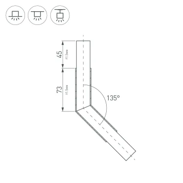 Блок питания ARPV-LG24100-LINEAR-PFC (24V, 4.2A, 100W) (IP67 металл, 5 лет)