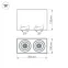 Светильник SP-CUBUS-S100x200BK-2x11W Day White 40deg (Arlight, IP20 Металл, 3 года)