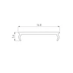 Блок питания ARJ-SP-15-PFC-TRIAC-INS (14W, 12-20V, 0.5-0.7A) (IP20 Пластик, 5 лет)