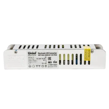 Блок питания 60Вт 12В Металлический корпус UET-VAS-060A20 12V IP20