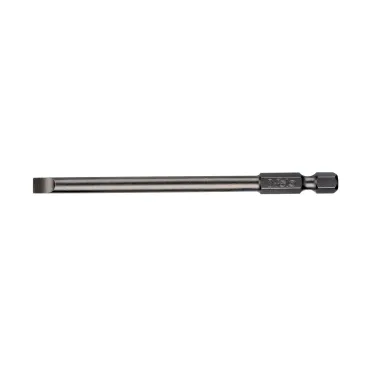 Бита плоская шлицевая серия Industrial E6.3 SL4,0х0,8х100мм, 3шт