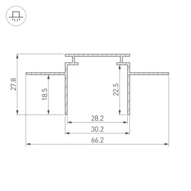 Блок питания ARV-SP-24250-PFC-B (24V, 10.4A, 250W) (IP20 Пластик, 5 лет)