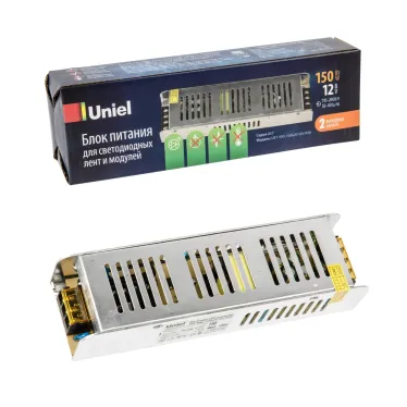 Блок питания 150Вт 12В Металлический корпус UET-VAS-150A20 12V IP20