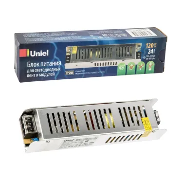 Блок питания 120Вт 24В Металлический корпус UET-VAS-120B20 24V IP20
