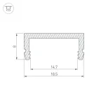 Блок питания ARPV-UH24600-PFC-DALI2-PH (24V, 25A, 600W) (Arlight, IP67 Металл, 7 лет)