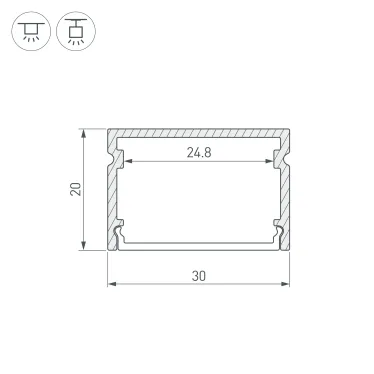 Блок питания ARV-SP-24100-PFC-DT8-CCT-LONG (24V, 4.16A, 100W) (Arlight, IP20 Пластик, 5 лет)