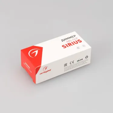 Диммер ARL-SIRIUS-TUYA-RGB-SUF (12-24V, 3x5A, 2.4G) (Arlight, IP20 Пластик, 3 года) | 032344 | Arlight