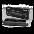 Блок питания для светодиодной ленты пылевлагозащищенный 100W 12V IP66 | 202023100 | Gauss