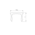 Светильник ALT-LINEAIR-TRIANGLE-FLAT-UPDOWN-DIM-1375-130W Day4000 (BK, 100 deg, 230V) (ARL, IP20 Металл, 3 года)