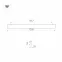 Светильник ALT-LINEAIR-FLAT-UPDOWN-DIM-S2094-1200-40W Warm3000 (BK, 100 deg, 230V) (ARL, IP20 Металл, 3 года)