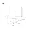 Светильник ALT-LINEAIR-ANGLE-60-FLAT-UPDOWN-DIM-700x605-55W Day4000 (BK, 100 deg, 230V) (ARL, IP20 Металл, 3 года)