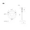 Светильник светодиодный LGD-GUIDE-BOLL-H800-20W Warm3500-MIX (GR, 280 deg, 230V) (ARL, IP65 металл, 5 лет)