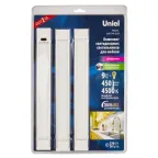 Светильники светодиодные для мебели ULM-F44-3x3W/4500K/DIM SENSOR IP20 SILVER набор из 3-х шт 300*35*6,5мм 3*150Lm