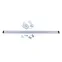 Светильник светодиодный для мебели ULI-F48-5W/4500K SENSOR IP20 SILVER 500*25*9мм 400Lm