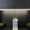 ULI-L02-10W-4200K-SL Линейный светильник LED (аналог Т5), 800Lm, 4200К, выключатель на корпусе. Цвет корпуса - серебристый