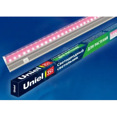 Светильник светодиодный для растений ULI-P21-35W/SPSB IP40 WHITE спектр для рассады 1150мм выкл. на корпусе