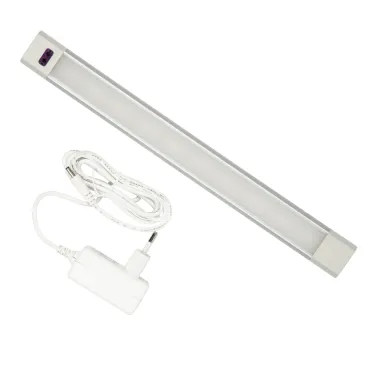 Светильник светодиодный для мебели ULI-F47-5W/4500K/DIM SENSOR IP20 SILVER 300х30х11,5мм 400Лм