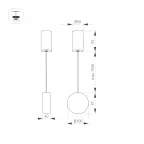 Светильник SP-ELEMENTA-ROLL-R100-9W Day4000 (WH, 39 deg, 230V) (IP40 металл, 3 года)