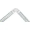 Светильники светодиодные для мебели UЛм-F45-2x6W/4500K IP20 SILVER набор из 2-х шт Механический выключатель 600*25*8мм 2*500Лм