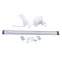 Светильник светодиодный для мебели ULI-F48-3W/4500K SENSOR IP20 SILVER 300х25х9мм 250Лм