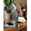 Светильник TLD-567 Black/LED/300Lm/4500K/Dimmer настольный c часами, календарем, термометром, 6W. Встроенный аккумулятор 2000mAh. Сенсорный выключатель. Диммер. Черный. ТМ